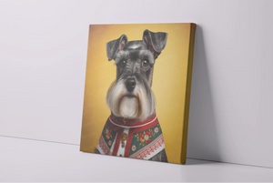 European Aristocrat Schnauzer Wall Art Poster-Art-Dog Art, Home Decor, Poster, Schnauzer-4