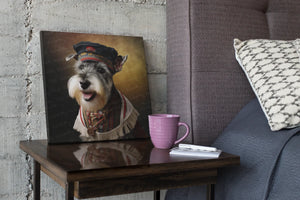 Portrait of Valor Schnauzer Wall Art Poster-Art-Dog Art, Home Decor, Poster, Schnauzer-5