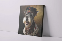 Load image into Gallery viewer, Portrait of Valor Schnauzer Wall Art Poster-Art-Dog Art, Home Decor, Poster, Schnauzer-4