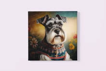 Load image into Gallery viewer, Regal Whiskers Schnauzer Wall Art Poster-Art-Dog Art, Home Decor, Poster, Schnauzer-3