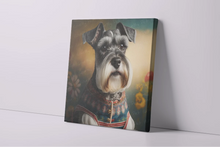 Load image into Gallery viewer, Regal Whiskers Schnauzer Wall Art Poster-Art-Dog Art, Home Decor, Poster, Schnauzer-4