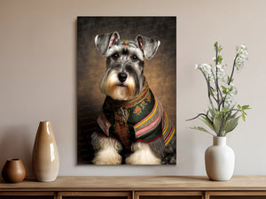 Traditional Tracht Schnauzer Wall Art Poster-Art-Dog Art, Dog Dad Gifts, Dog Mom Gifts, Home Decor, Poster, Schnauzer-8