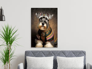 Traditional Tracht Schnauzer Wall Art Poster-Art-Dog Art, Dog Dad Gifts, Dog Mom Gifts, Home Decor, Poster, Schnauzer-7