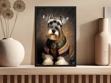 Load image into Gallery viewer, Traditional Tracht Schnauzer Wall Art Poster-Art-Dog Art, Dog Dad Gifts, Dog Mom Gifts, Home Decor, Poster, Schnauzer-3