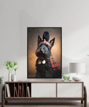 Load image into Gallery viewer, Balmoral Baddie Scottie Dog Wall Art Poster-Art-Dog Art, Dog Dad Gifts, Dog Mom Gifts, Home Decor, Poster, Scottish Terrier-2