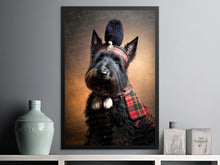 Load image into Gallery viewer, Balmoral Baddie Scottie Dog Wall Art Poster-Art-Dog Art, Dog Dad Gifts, Dog Mom Gifts, Home Decor, Poster, Scottish Terrier-4