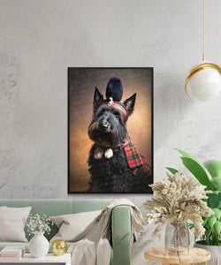 Balmoral Baddie Scottie Dog Wall Art Poster-Art-Dog Art, Dog Dad Gifts, Dog Mom Gifts, Home Decor, Poster, Scottish Terrier-5