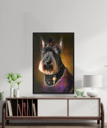 Monarch of the North Scottie Dog Wall Art Poster-Art-Dog Art, Dog Dad Gifts, Dog Mom Gifts, Home Decor, Poster, Scottish Terrier-2