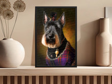 Load image into Gallery viewer, Monarch of the North Scottie Dog Wall Art Poster-Art-Dog Art, Dog Dad Gifts, Dog Mom Gifts, Home Decor, Poster, Scottish Terrier-3