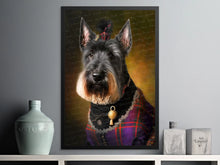 Load image into Gallery viewer, Monarch of the North Scottie Dog Wall Art Poster-Art-Dog Art, Dog Dad Gifts, Dog Mom Gifts, Home Decor, Poster, Scottish Terrier-4
