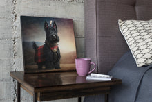 Load image into Gallery viewer, Tartan Tribute Scottie Dog Wall Art Poster-Art-Dog Art, Home Decor, Poster, Scottish Terrier-1