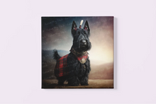 Load image into Gallery viewer, Tartan Tribute Scottie Dog Wall Art Poster-Art-Dog Art, Home Decor, Poster, Scottish Terrier-3