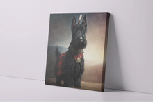 Load image into Gallery viewer, Tartan Tribute Scottie Dog Wall Art Poster-Art-Dog Art, Home Decor, Poster, Scottish Terrier-4