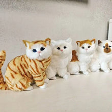 Load image into Gallery viewer, Realistic Seal Point Ragdoll Cat Stuffed Animal - Lifelike Happy Perky Tail