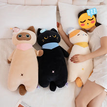 Load image into Gallery viewer, Large Siamese Cat Plush Toy and Bed Pillow - Huggable Sleepy Time Cat-Home Decor-Home Decor,Pillows,Siamese Cat,Stuffed Animal-13