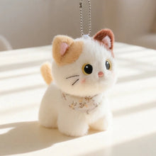 Load image into Gallery viewer, Cute Calico Cat Bag Charm - Sweet Bandana Kitty-15