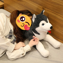 Load image into Gallery viewer, Large Black and White Husky Stuffed Animal Plush Toy-Stuffed Animals-Dog Memorial Gifts,Siberian Husky,Stuffed Animal-4