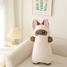 Load image into Gallery viewer, Adorable Siamese Cat Plush Toy and Pillow - Pixie Heart Kitty-Stuffed Animals-Cats,Home Decor,Pillows,Siamese Cat,Stuffed Animal-6