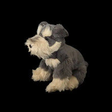 Load image into Gallery viewer, Realistic Liver and Tan Schnauzer Stuffed Animal Plush Toy-Dog Memorial Gifts,Stuffed Animal-3