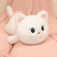 Load image into Gallery viewer, White Cat Plush Toy - Kawaii Big Eyed Baby-Stuffed Animals-Cat Memorial Gifts,Cats,Stuffed Animal,White Cat-Small: 10" (25 cm)-1