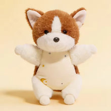 Load image into Gallery viewer, Teddy Bear Brown Husky Multipurpose Plush Toy - Bag Charm, Keychain and Fridge Magnet-Accessories,Bag Charm,Keychain,Siberian Husky,Stuffed Animal-3