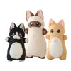 Adorable Black and White Cat Plush Toy and Pillow - Pixie Heart Kitty-Stuffed Animals-Black and White Cat,Cats,Home Decor,Pillows,Stuffed Animal-13