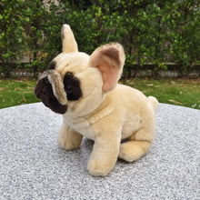 Load image into Gallery viewer, Fawn French Bulldog Stuffed Animal Plush Toy - Realistic Lifelike Sitting Fawn Frenchie Adult-Dog Memorial Gifts,Stuffed Animal-3