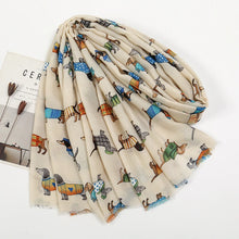 Load image into Gallery viewer, Dachshund Scarf for Women - 4 Colors - Dachshund Sweater Parade-Accessories-Accessories,Dachshund,Dog Mom Gifts-6