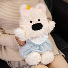 Load image into Gallery viewer, Adorable White West Highland Terrier in Blue Dress Stuffed Animal-Stuffed Animals-Dog Memorial Gifts,Stuffed Animal,West Highland Terrier-9