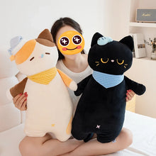 Load image into Gallery viewer, Large Black Cat Plush Toy and Bed Pillow - Huggable Sleepy Time Cat-Home Decor-Black Cat,Home Decor,Pillows,Stuffed Animal-10