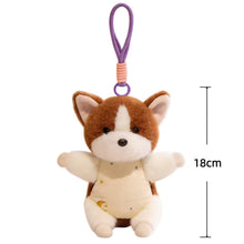 Load image into Gallery viewer, Teddy Bear Shiba Inu Multipurpose Plush Toy - Bag Charm, Keychain and Fridge Magnet-Accessories-Accessories,Bag Charm,Keychain,Shiba Inu,Stuffed Animal-5