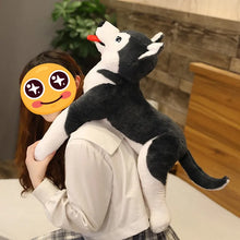 Load image into Gallery viewer, Large Black and White Husky Stuffed Animal Plush Toy-Stuffed Animals-Dog Memorial Gifts,Siberian Husky,Stuffed Animal-2