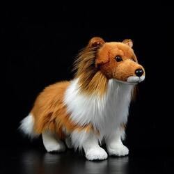 Image of a beautiful Shetland Sheepdog stuffed animal for Shetland Sheepdog dog gift lovers