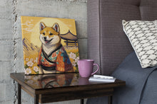 Load image into Gallery viewer, Cherry Blossom Euphoria Shiba Inus Wall Art Posters - 2 Designs-Art-Dog Art, Dog Dad Gifts, Dog Mom Gifts, Home Decor, Poster, Shiba Inu-2