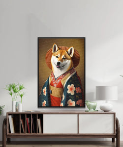 Japanese Delight Shiba Inu Wall Art Poster-Art-Dog Art, Dog Dad Gifts, Dog Mom Gifts, Home Decor, Poster, Shiba Inu-2