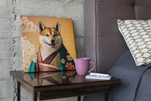 Load image into Gallery viewer, Nihonga Serenity Shiba Inu Wall Art Poster-Art-Dog Art, Dog Dad Gifts, Dog Mom Gifts, Home Decor, Poster, Shiba Inu-1