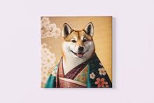 Load image into Gallery viewer, Nihonga Serenity Shiba Inu Wall Art Poster-Art-Dog Art, Dog Dad Gifts, Dog Mom Gifts, Home Decor, Poster, Shiba Inu-3