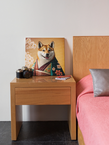 Nihonga Serenity Shiba Inu Wall Art Poster-Art-Dog Art, Dog Dad Gifts, Dog Mom Gifts, Home Decor, Poster, Shiba Inu-6