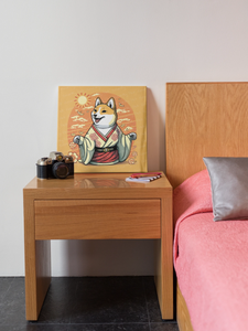 Ukiyo-e Sunrise Shiba Inu Wall Art Poster-Art-Dog Art, Dog Dad Gifts, Dog Mom Gifts, Home Decor, Poster, Shiba Inu-6