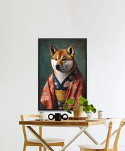 Load image into Gallery viewer, Yukata Samurai Shiba Inu Wall Art Poster-Art-Dog Art, Dog Dad Gifts, Dog Mom Gifts, Home Decor, Poster, Shiba Inu-5