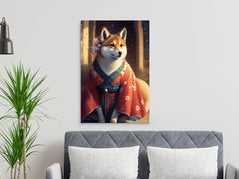 Blossom Kimono Shiba Inu Wall Art Poster-Art-Dog Art, Dog Dad Gifts, Dog Mom Gifts, Home Decor, Poster, Shiba Inu-7