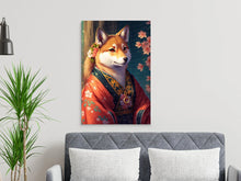 Load image into Gallery viewer, Nihonga Splendor Shiba Inu Wall Art Poster-Art-Dog Art, Dog Dad Gifts, Dog Mom Gifts, Home Decor, Poster, Shiba Inu-7