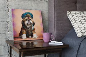 Chota Sher Shih Tzu Wall Art Poster-Art-Dog Art, Home Decor, Poster, Shih Tzu-1
