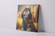 Load image into Gallery viewer, Desert Dreamer Shih Tzu Wall Art Poster-Art-Dog Art, Home Decor, Poster, Shih Tzu-4