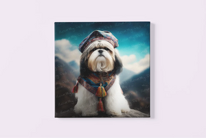 Himalayan Sherpa Shih Tzu Wall Art Poster-Art-Dog Art, Home Decor, Poster, Shih Tzu-3