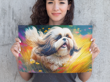 Load image into Gallery viewer, Kaleidoscope Canine Shih Tzu Wall Art Poster-Art-Dog Art, Home Decor, Poster, Shih Tzu-2