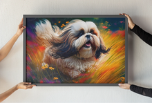 Load image into Gallery viewer, Kaleidoscope Canine Shih Tzu Wall Art Poster-Art-Dog Art, Home Decor, Poster, Shih Tzu-3