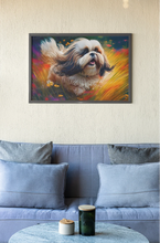 Load image into Gallery viewer, Kaleidoscope Canine Shih Tzu Wall Art Poster-Art-Dog Art, Home Decor, Poster, Shih Tzu-7