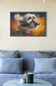 Kaleidoscope Canine Shih Tzu Wall Art Poster-Art-Dog Art, Home Decor, Poster, Shih Tzu-7