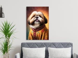 Ming Dynasty Shih Tzu Wall Art Poster-Art-Dog Art, Dog Dad Gifts, Dog Mom Gifts, Home Decor, Poster, Shih Tzu-7